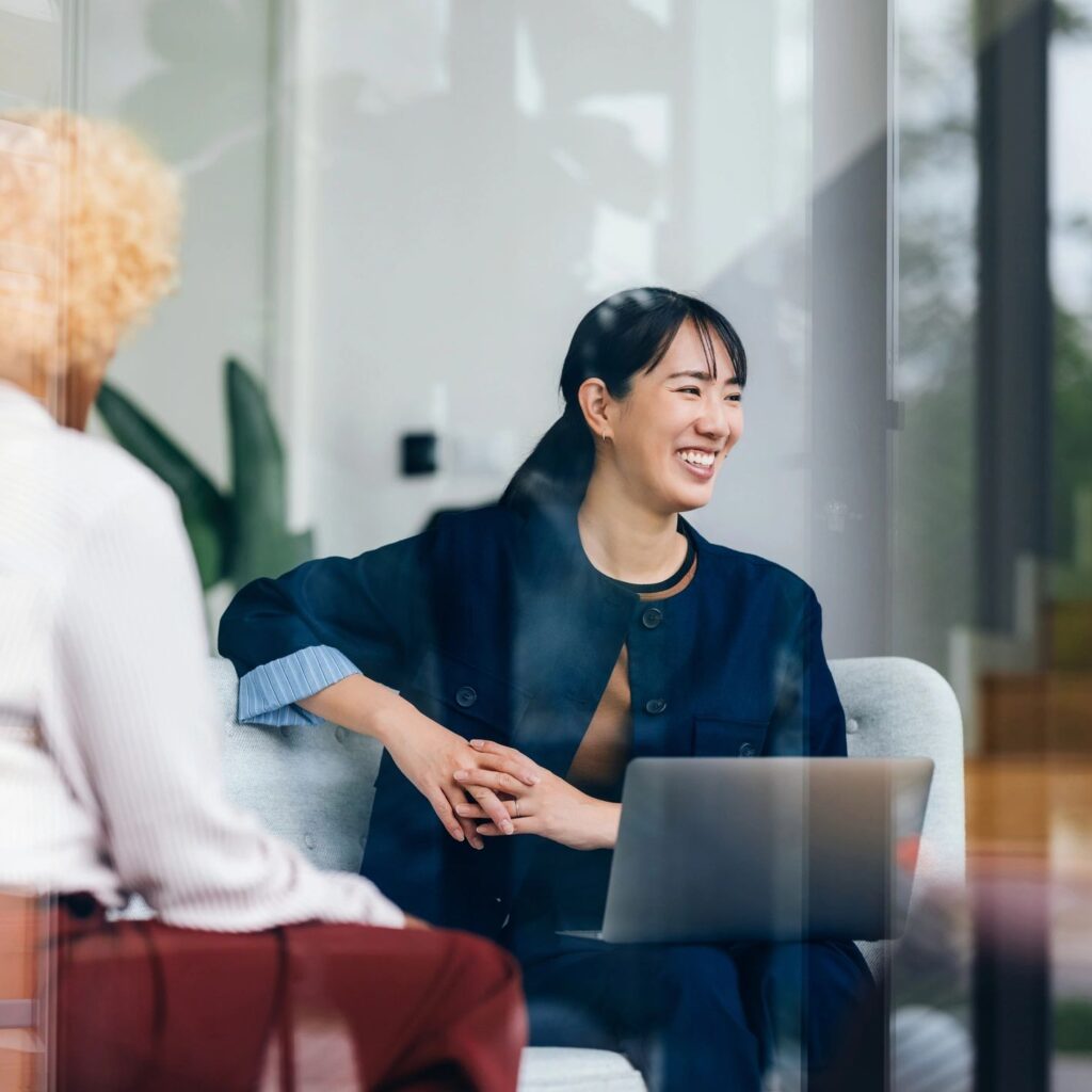 professional IT services team modern office